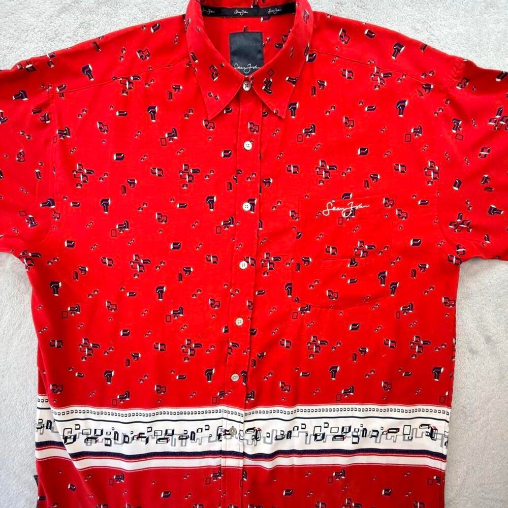 Sean john vintage y2k button